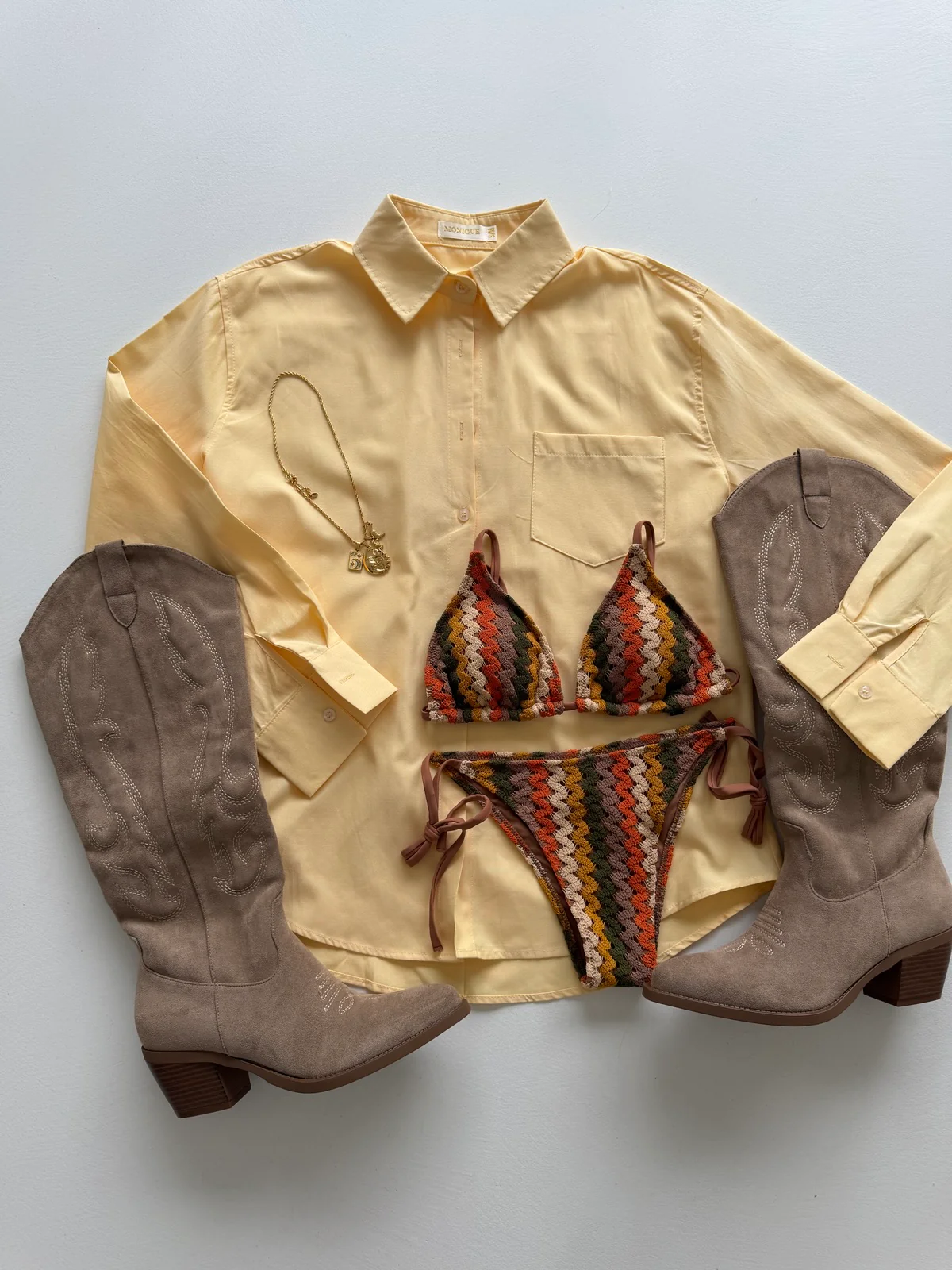 17117-CAMICIA WEEKLY YELLOW - Image 3