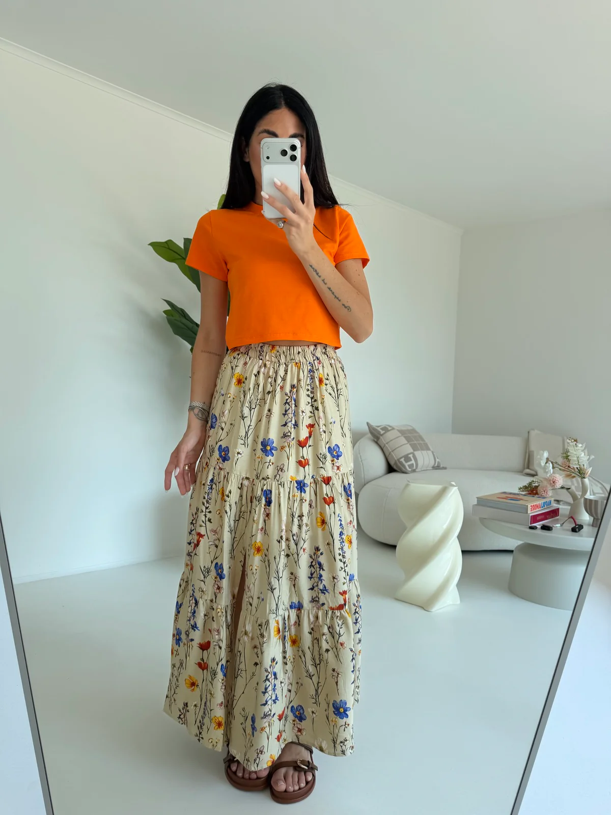 3074-T-SHIRT AMBER ORANGE - Image 5