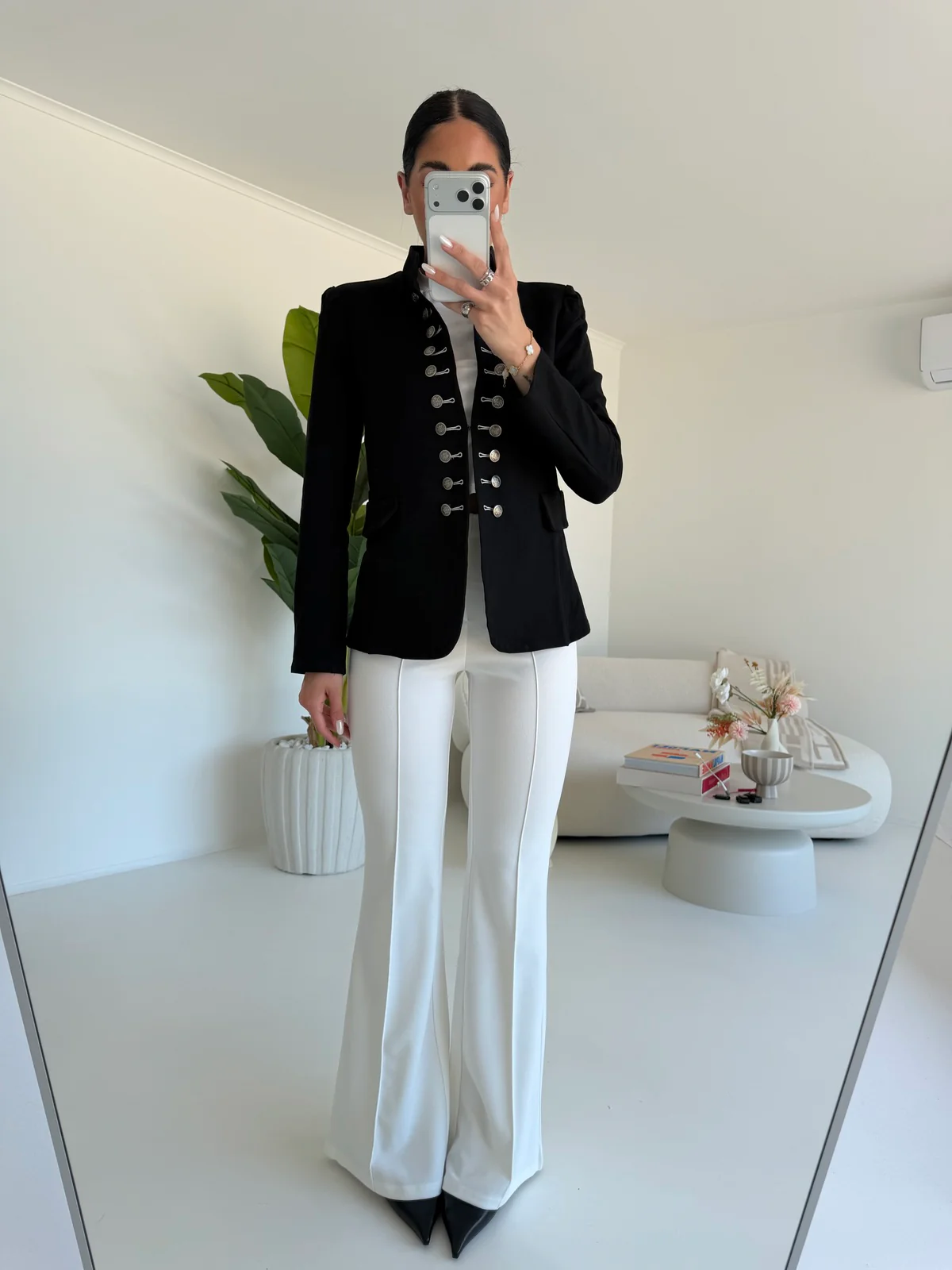 7069-PANTALONE VIVIEN MILK - Image 3