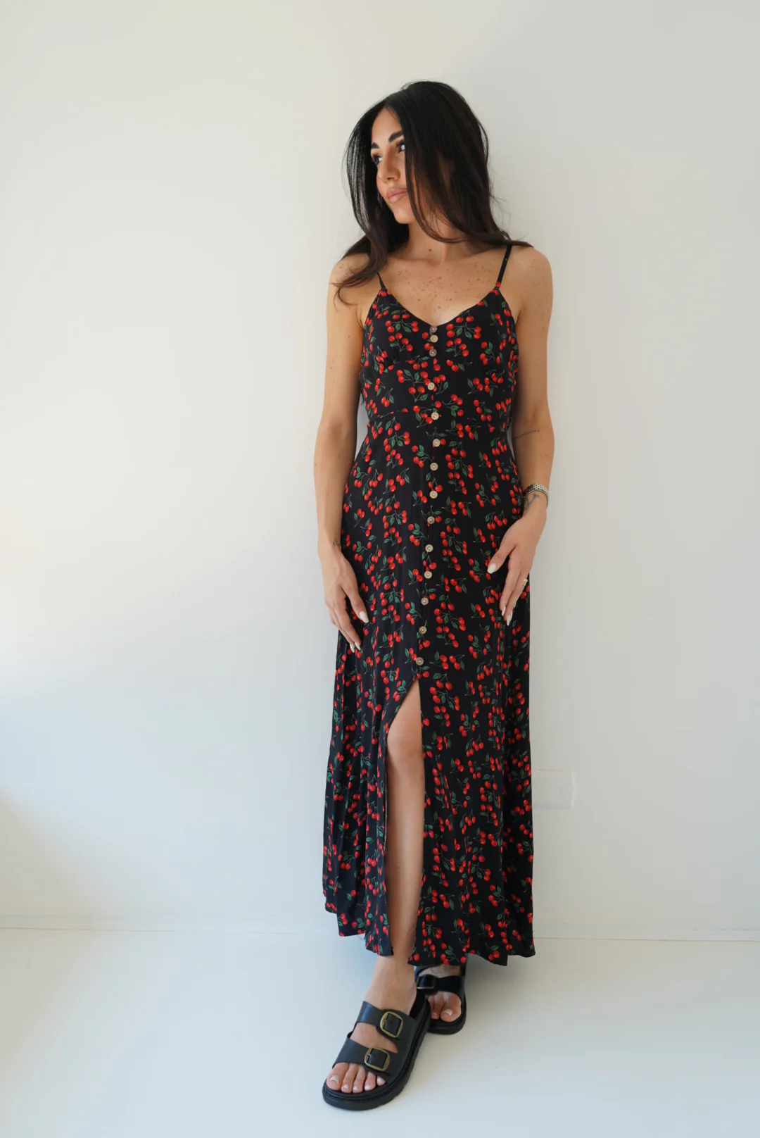 95263-ABITO FINTI BOTTONCINI CHERRY - Image 2
