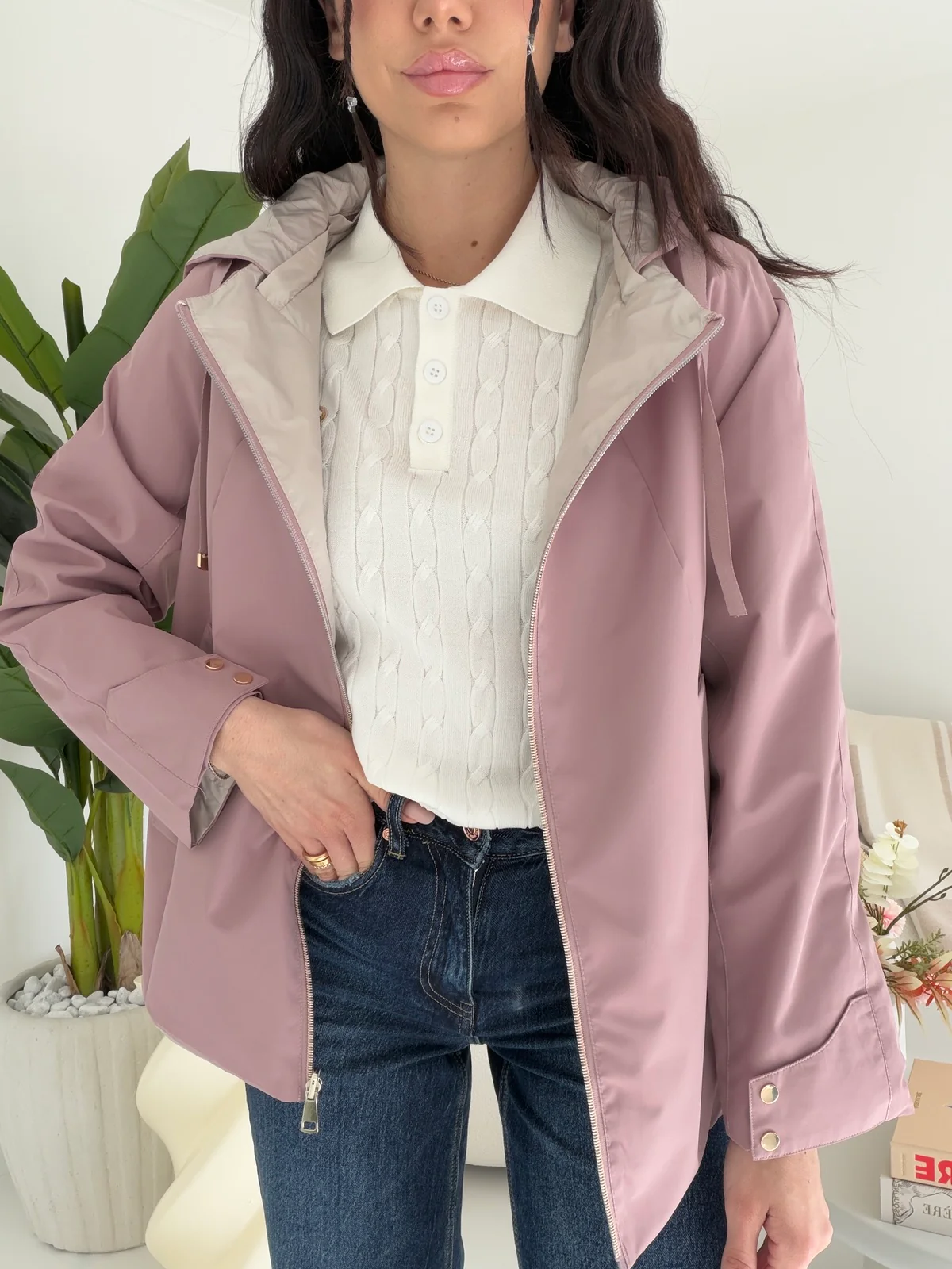 AD08-MINI PARKA MALVA - Image 2