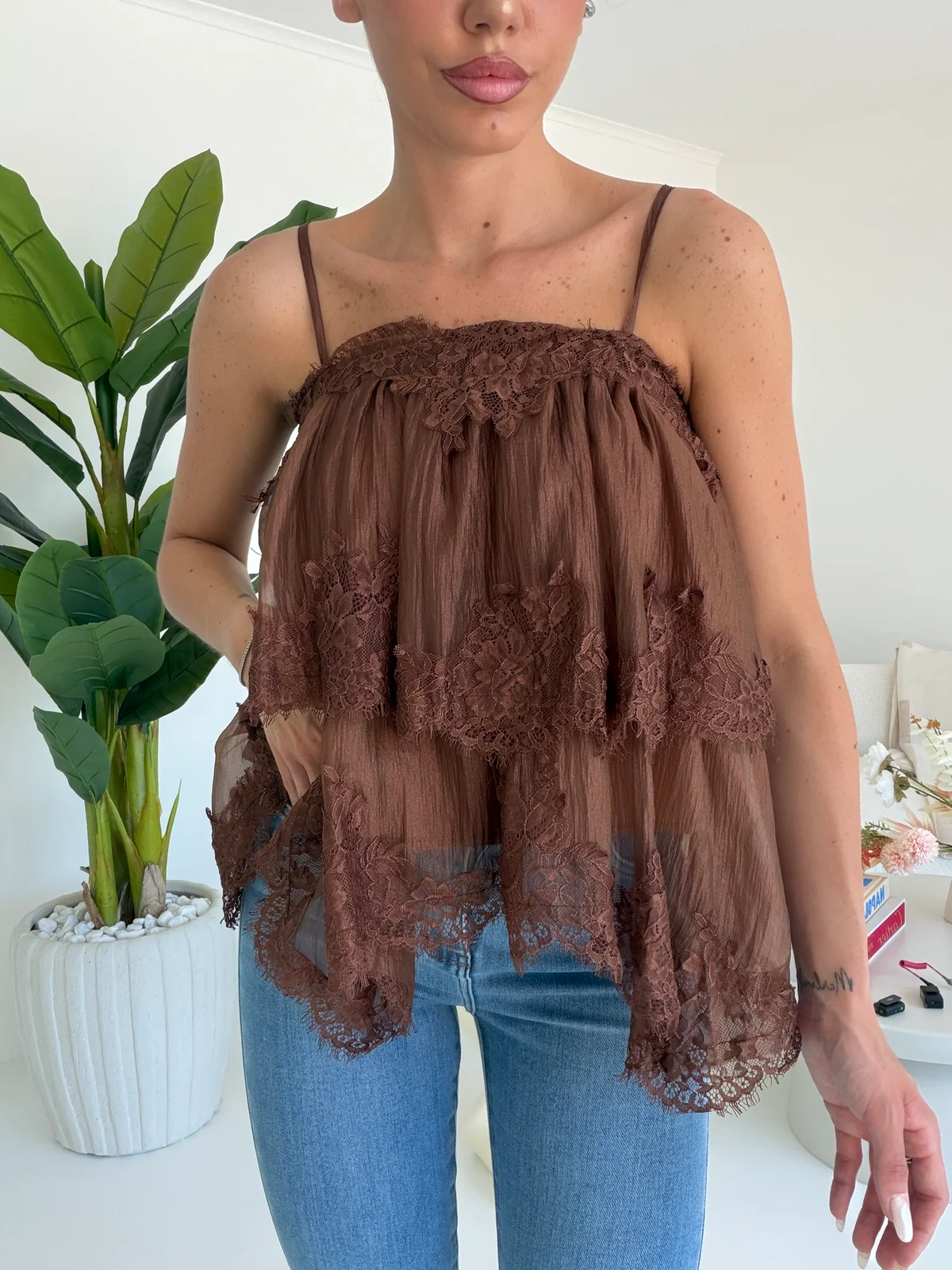 8051-BLUSA TUSCANY CHOCO - Image 2