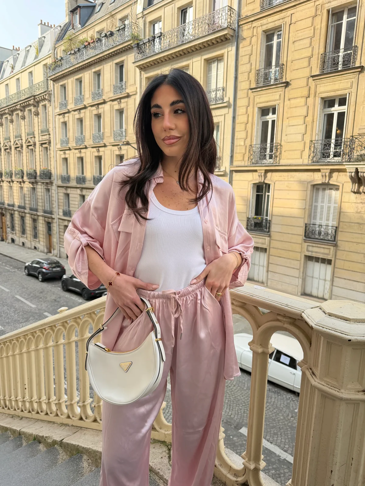CAMICIA SATIN PINK - Image 3