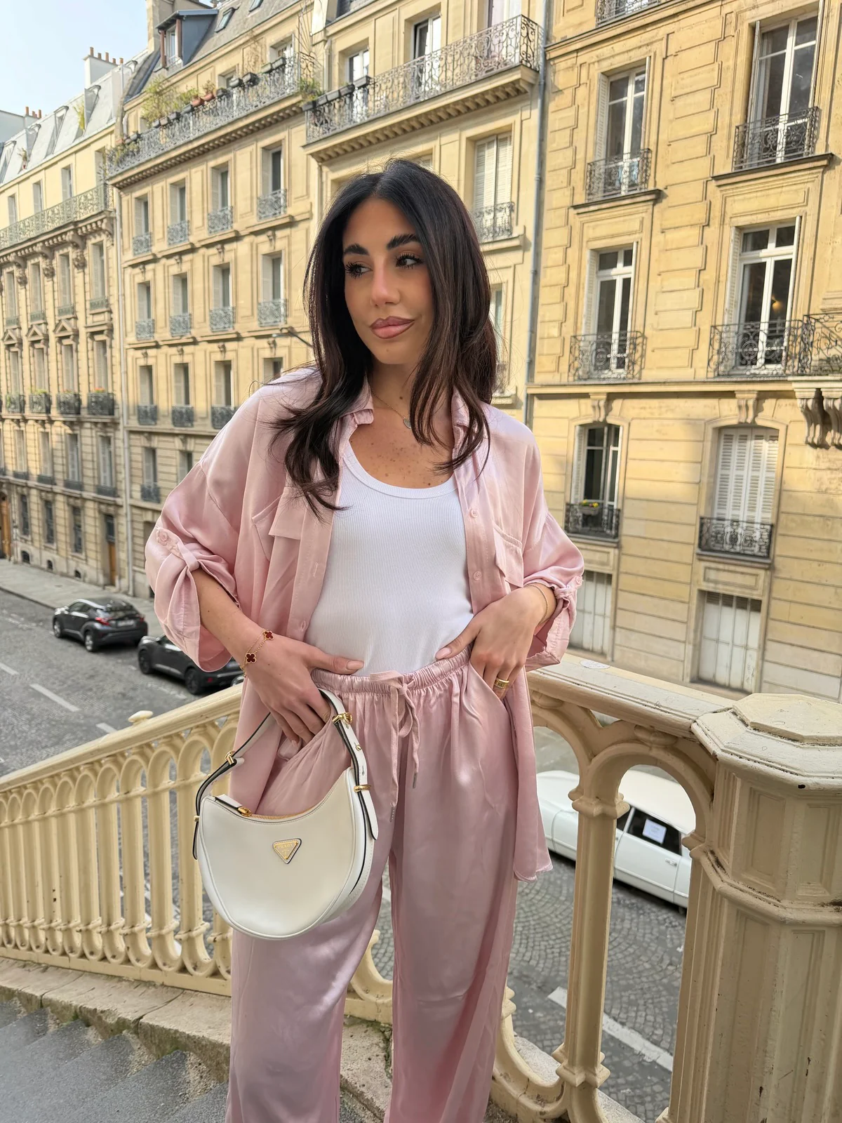 CAMICIA SATIN PINK - Image 4