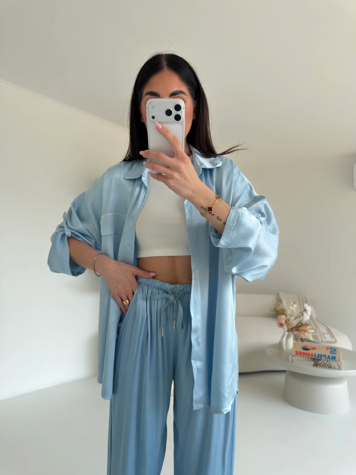 CAMICIA SATIN SKY - Image 2