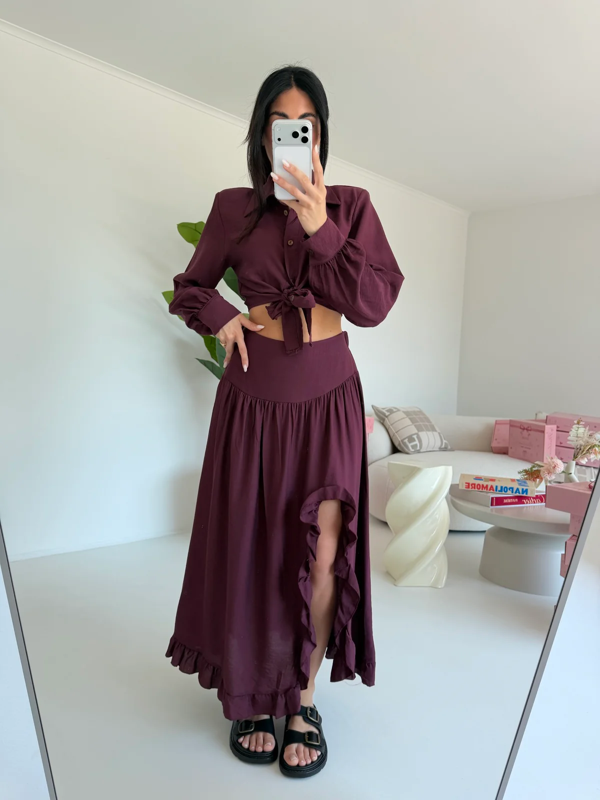 COORDINATO AMANDA WINE - Image 2