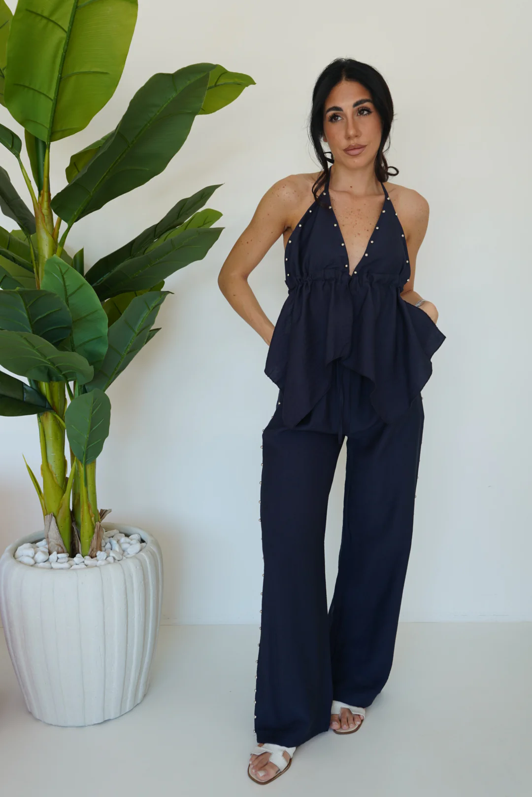 COORDINATO BORCHIE NAVY - Image 4
