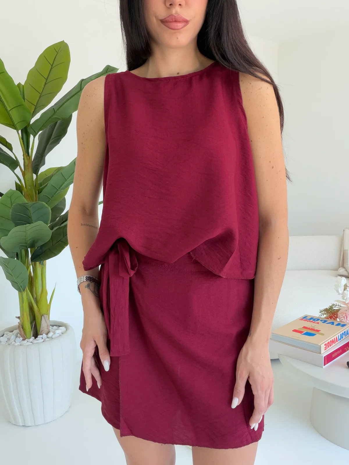 COORDINATO NINA BORDEAUX - Image 2