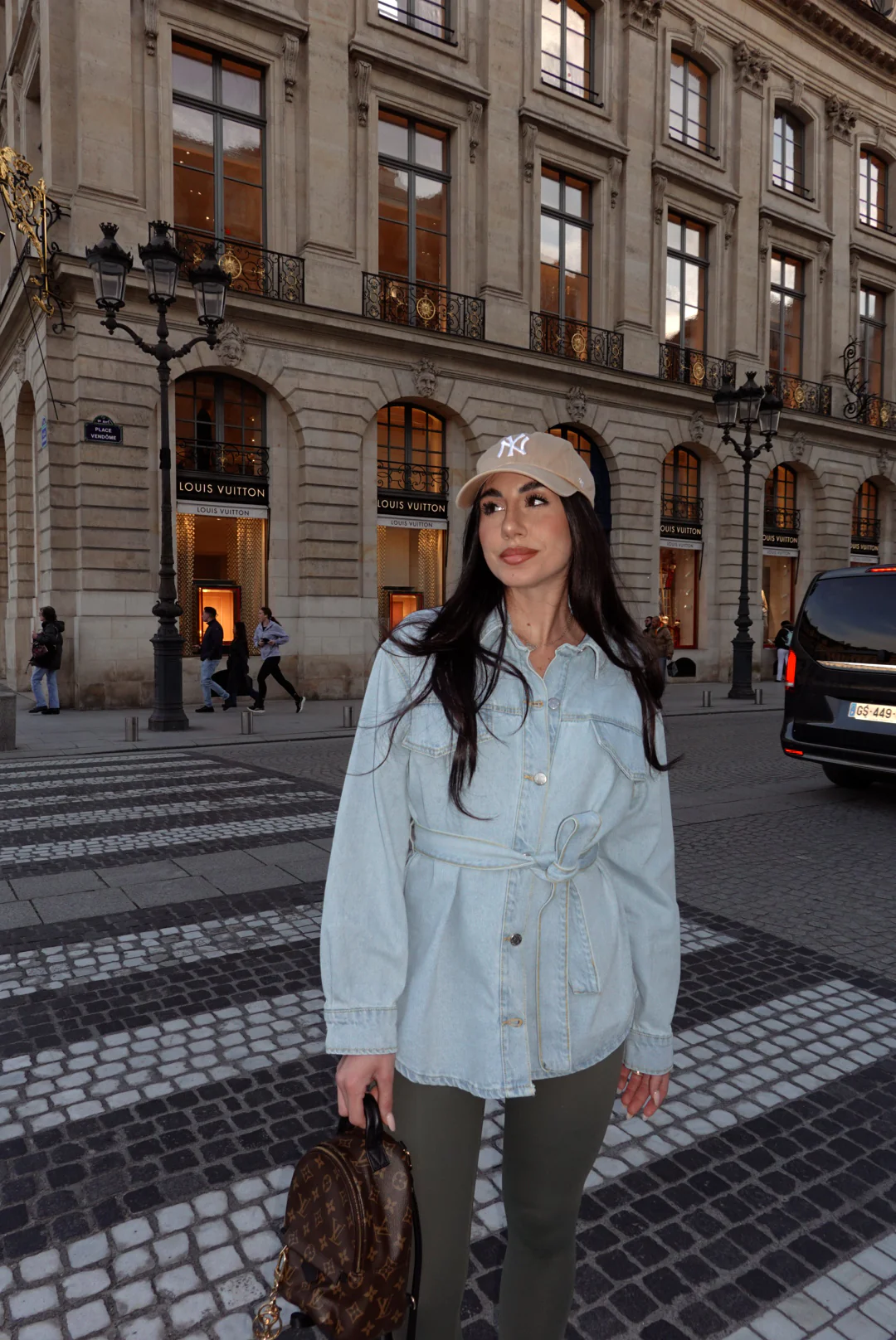 GB073-CAMICIA DENIM+CINTURA - Image 5