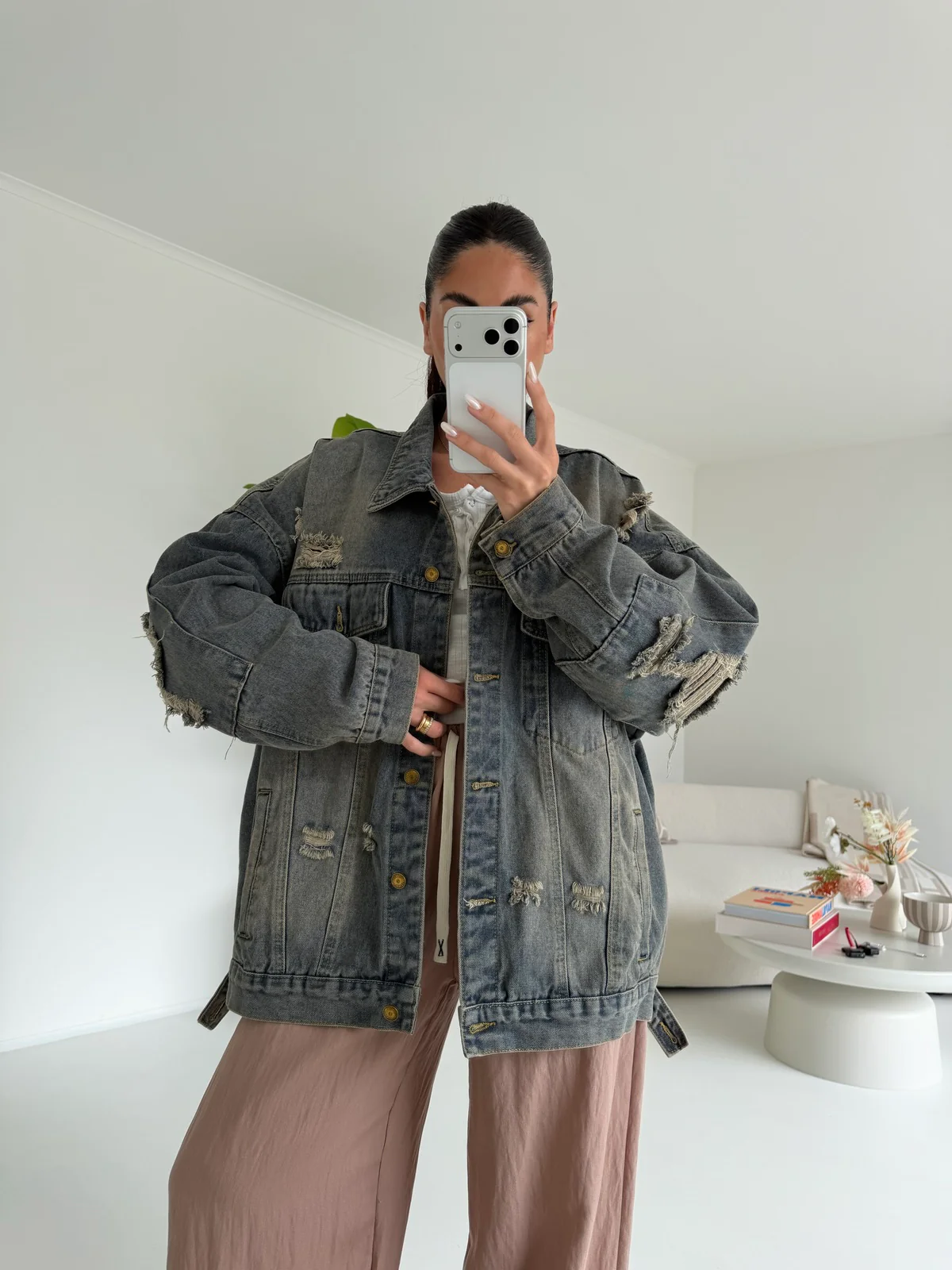 GIACCA DENIM OVERSIZE - Image 3