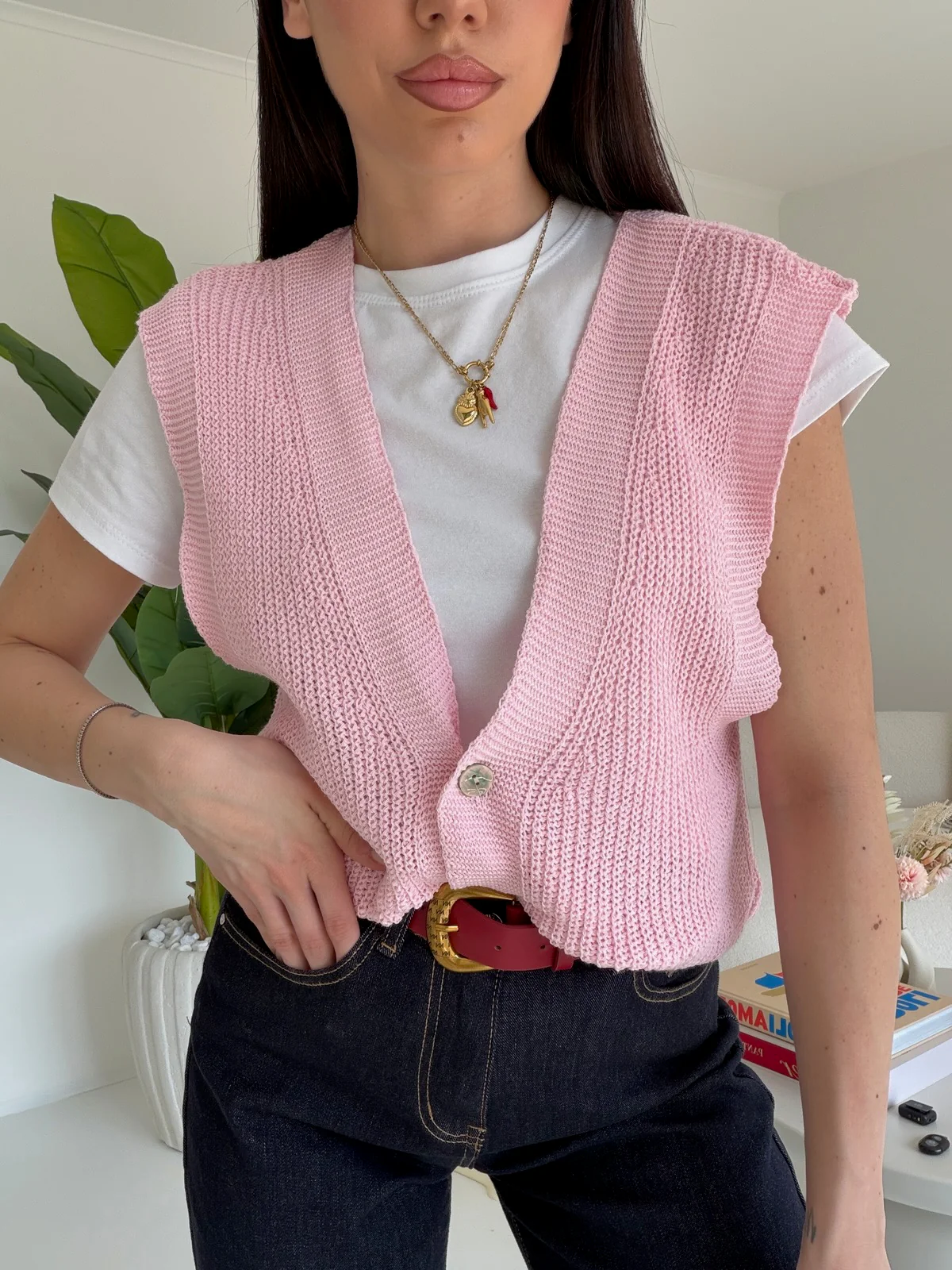 GILET ROSALIA PINK - Image 3