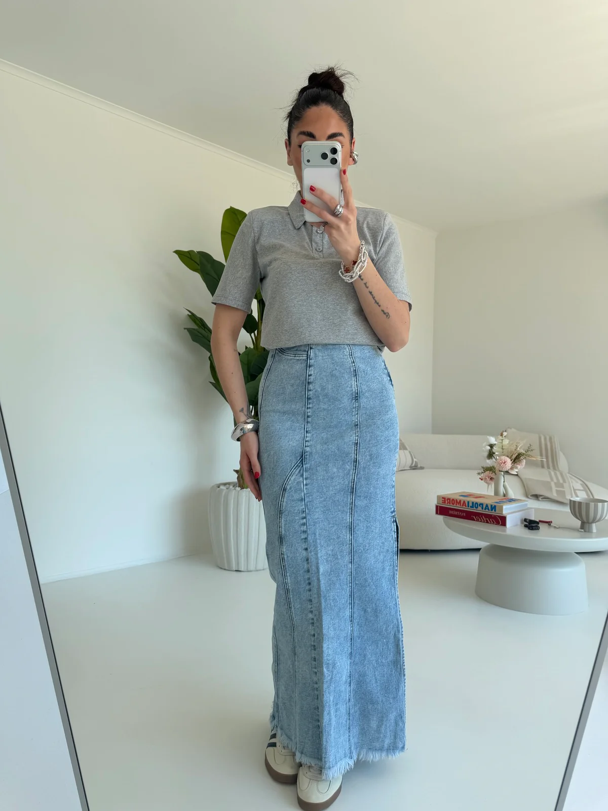 H2518-GONNA DENIM SYRENA - Image 3
