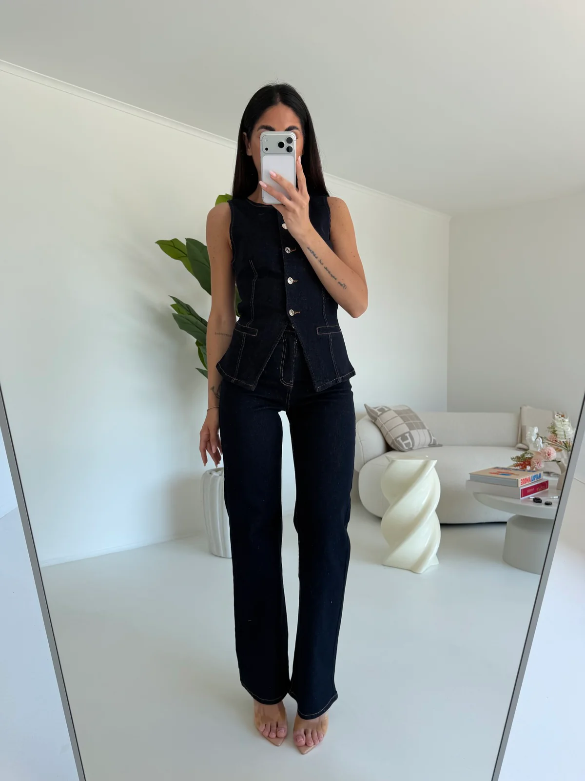 K912-GILET DENIM STEFANY - Image 6