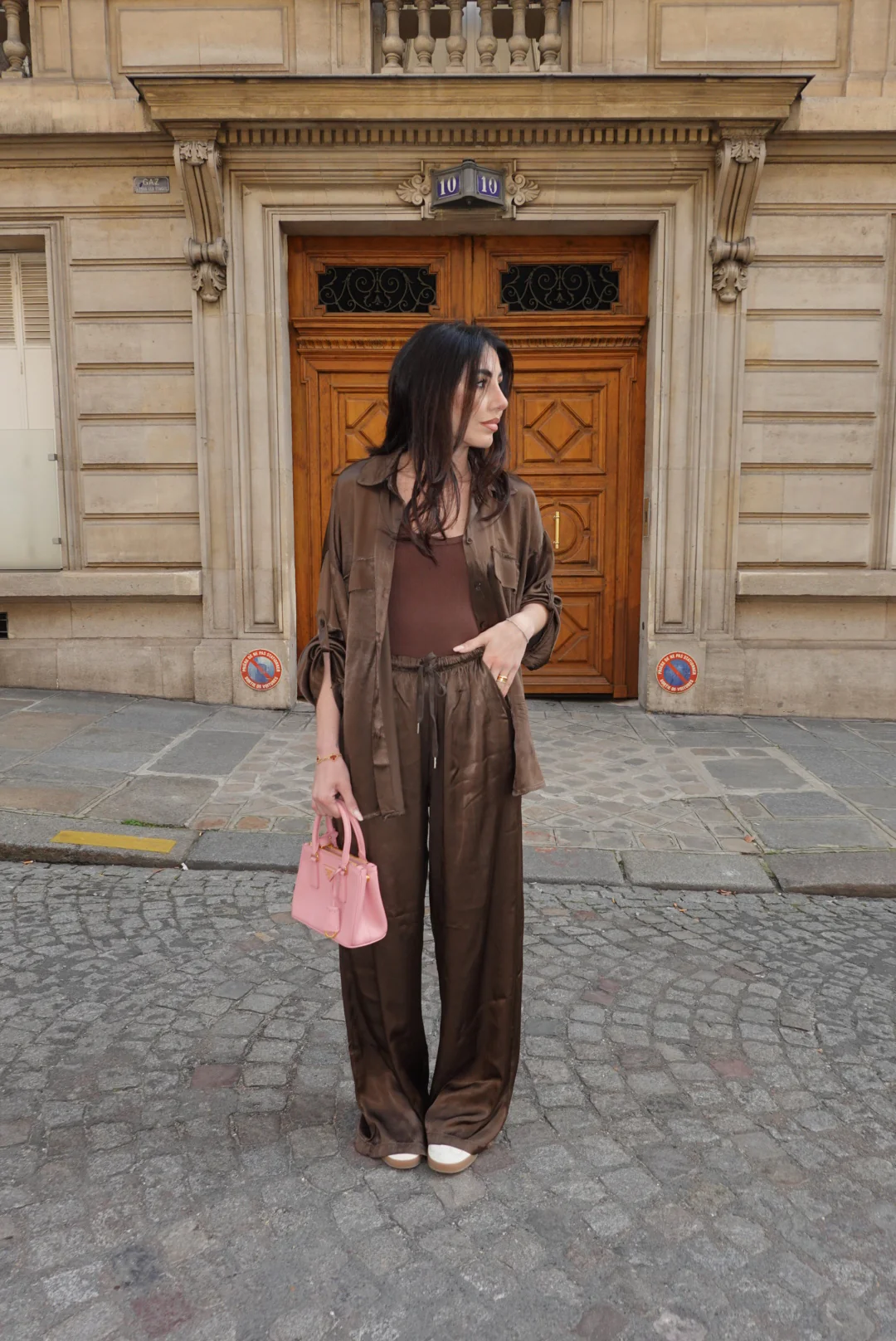 PANTALONE SATIN CHOCO - Image 3