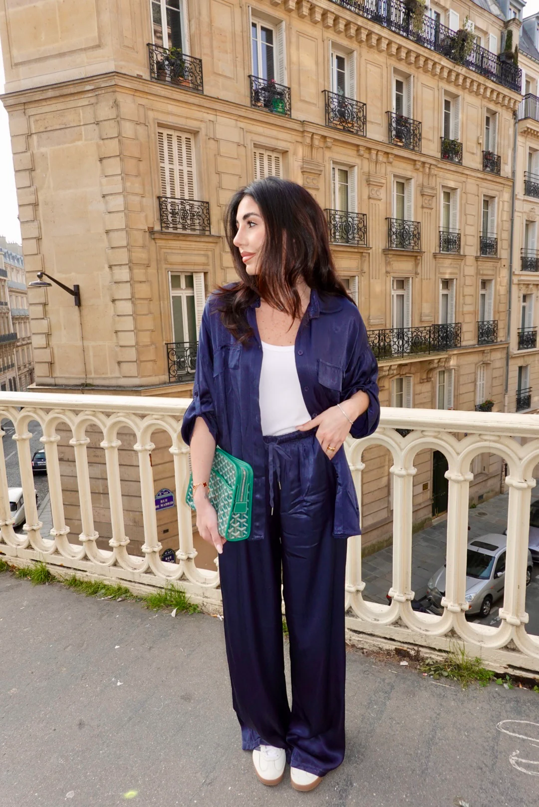 PANTALONE SATIN NAVY - Image 9