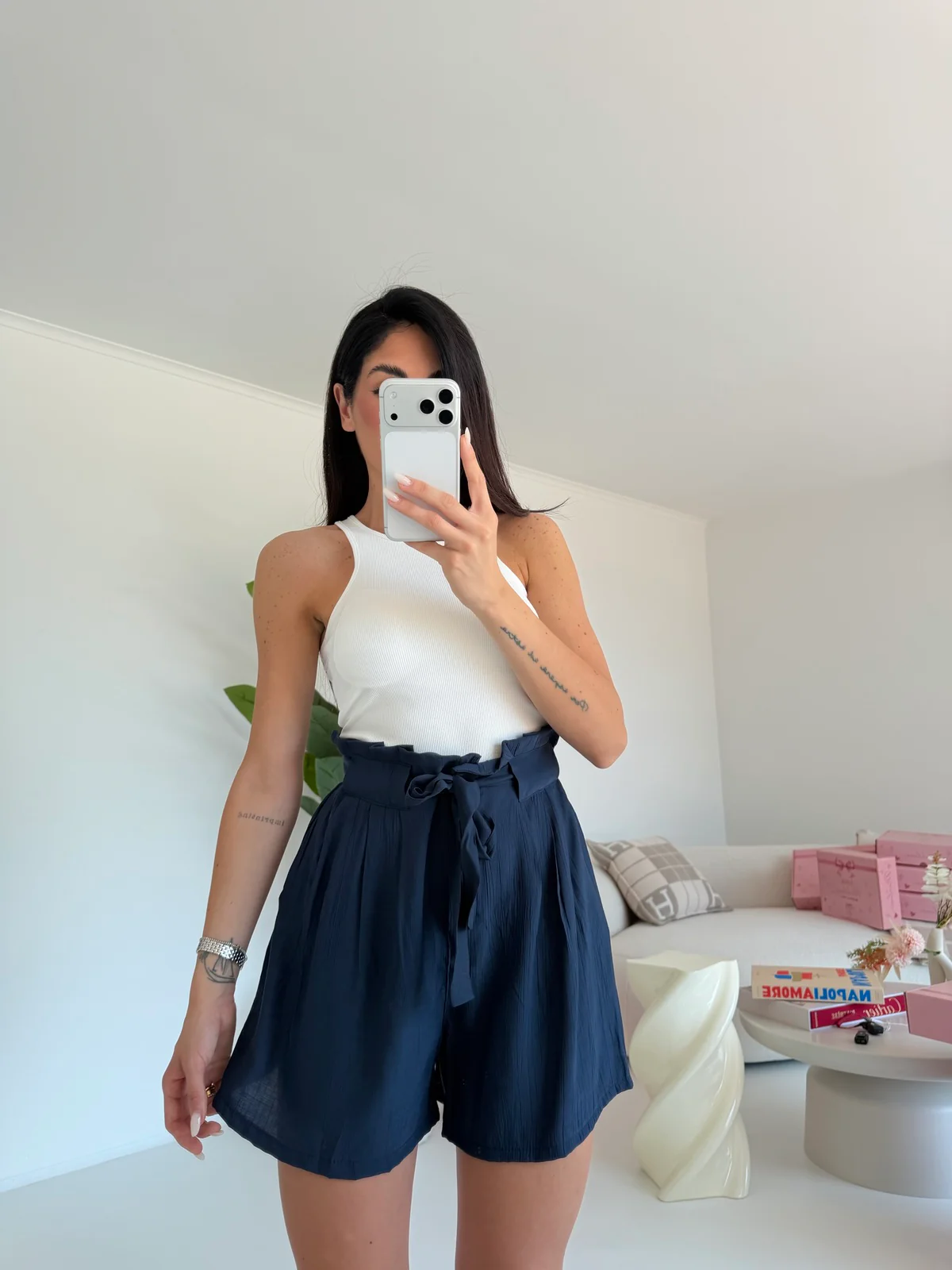 SHORT CANDY NAVY - Image 3