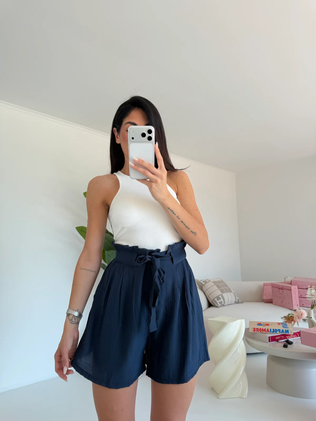 SHORT CANDY NAVY - Image 4