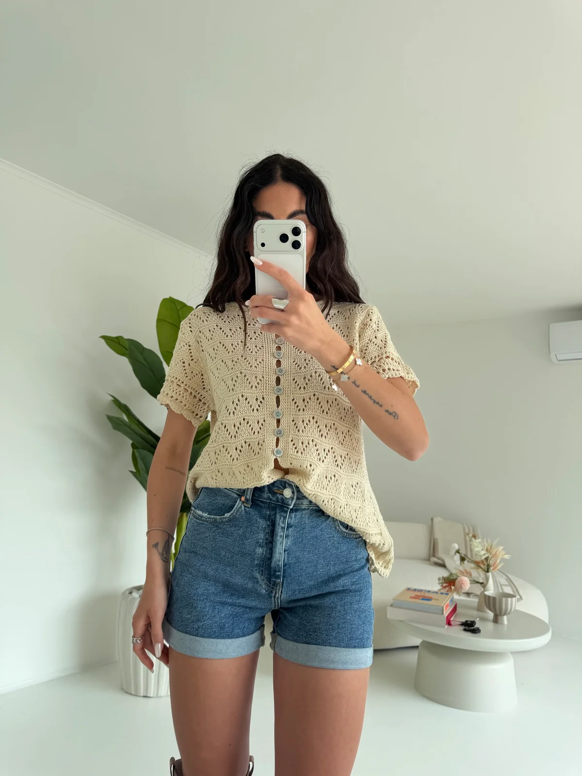 H5600-3-SHORT RISVOLTO DENIM