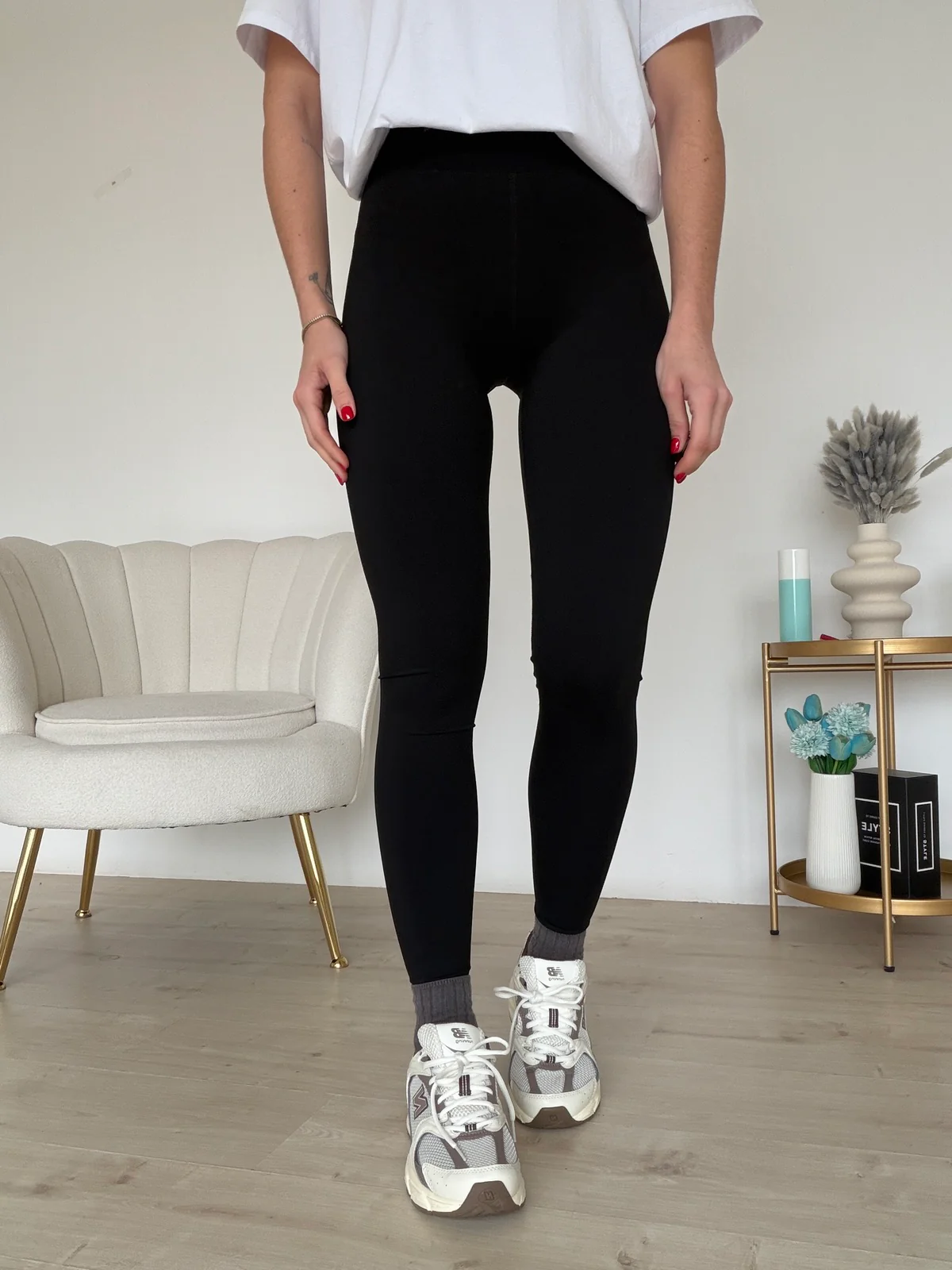 SHR603-LEGGINS MODELLANTE NERO - Image 3