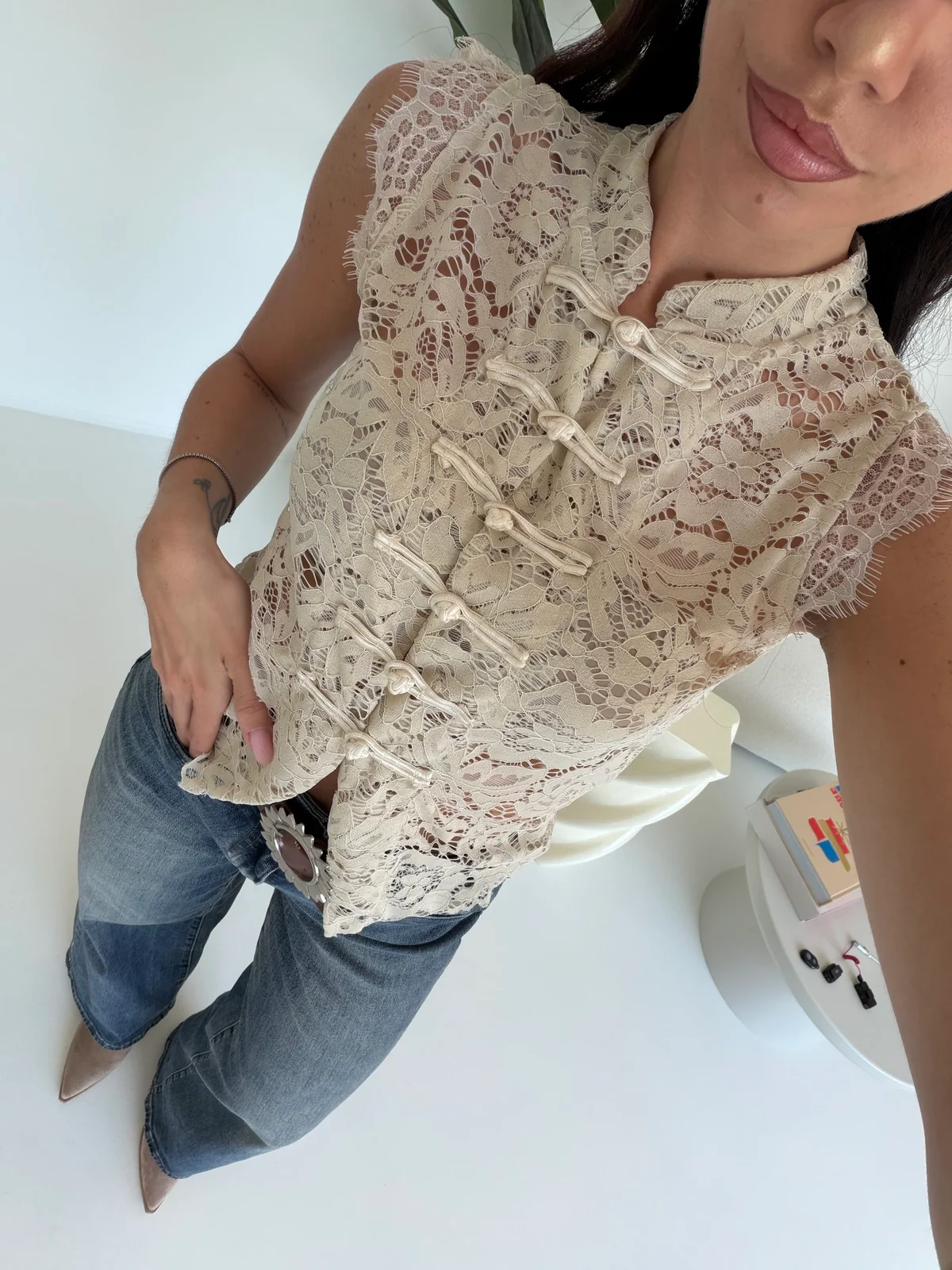 SJ1788-17-JEANS PALAZZO+CINTURA VYBES - Image 3