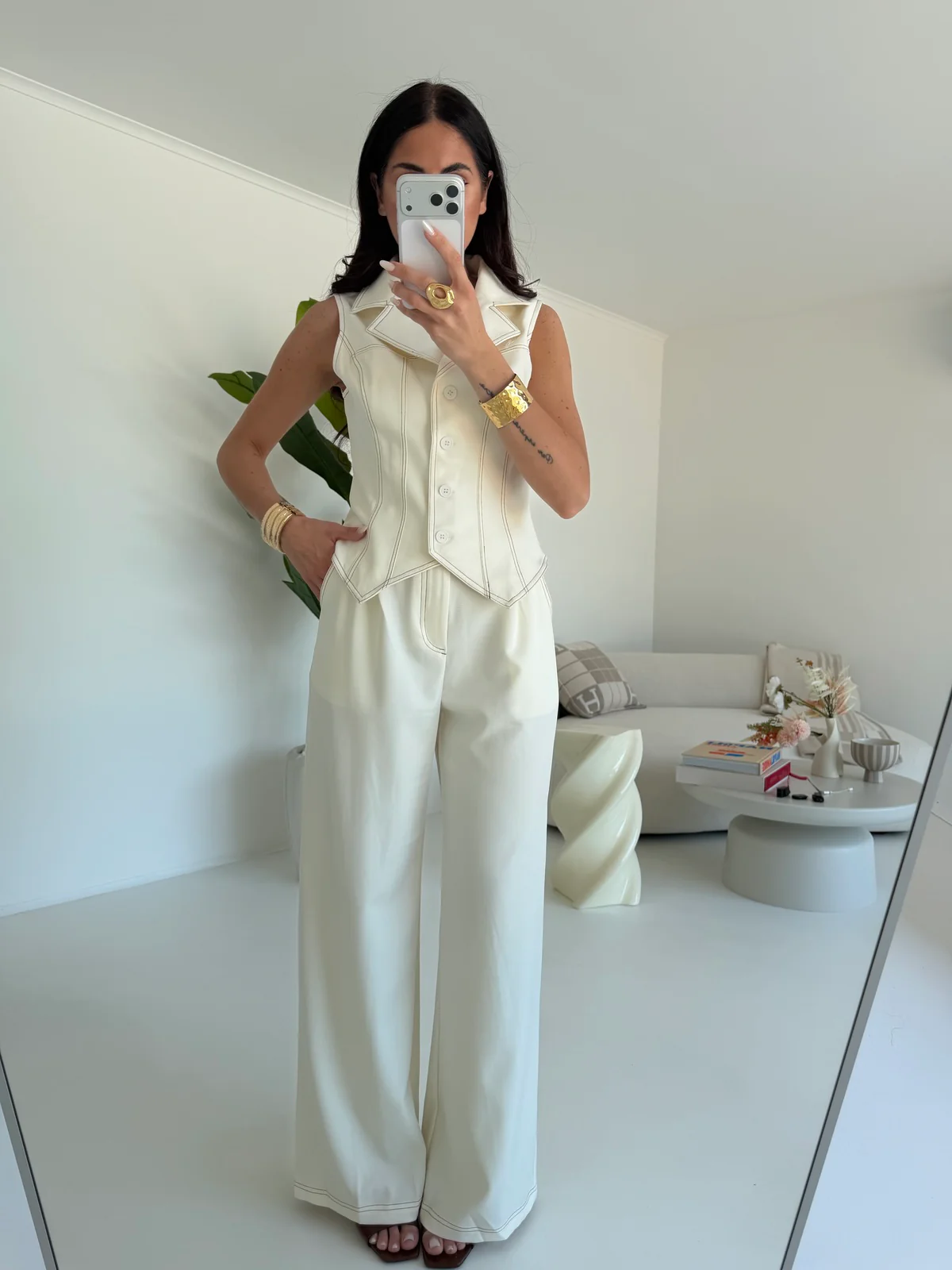 WZ21173-COORDINATO ULTIMA CHANCE MILK - Image 2